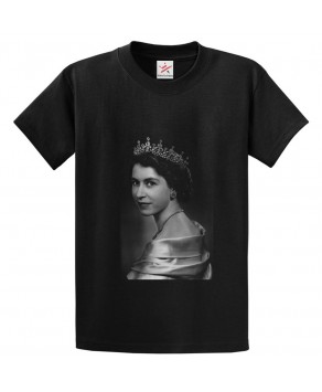 Queen Sketched Classic Royal Unisex Kids and Adults T-Shirt 